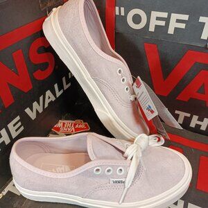 Vans Men's 4/Women's 5.5 Authentic Pig Suede Dupont Heiq Eco Dry Repellant Lilac